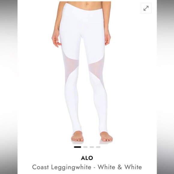 ALO Yoga White Leggings - Picture 2 of 5
